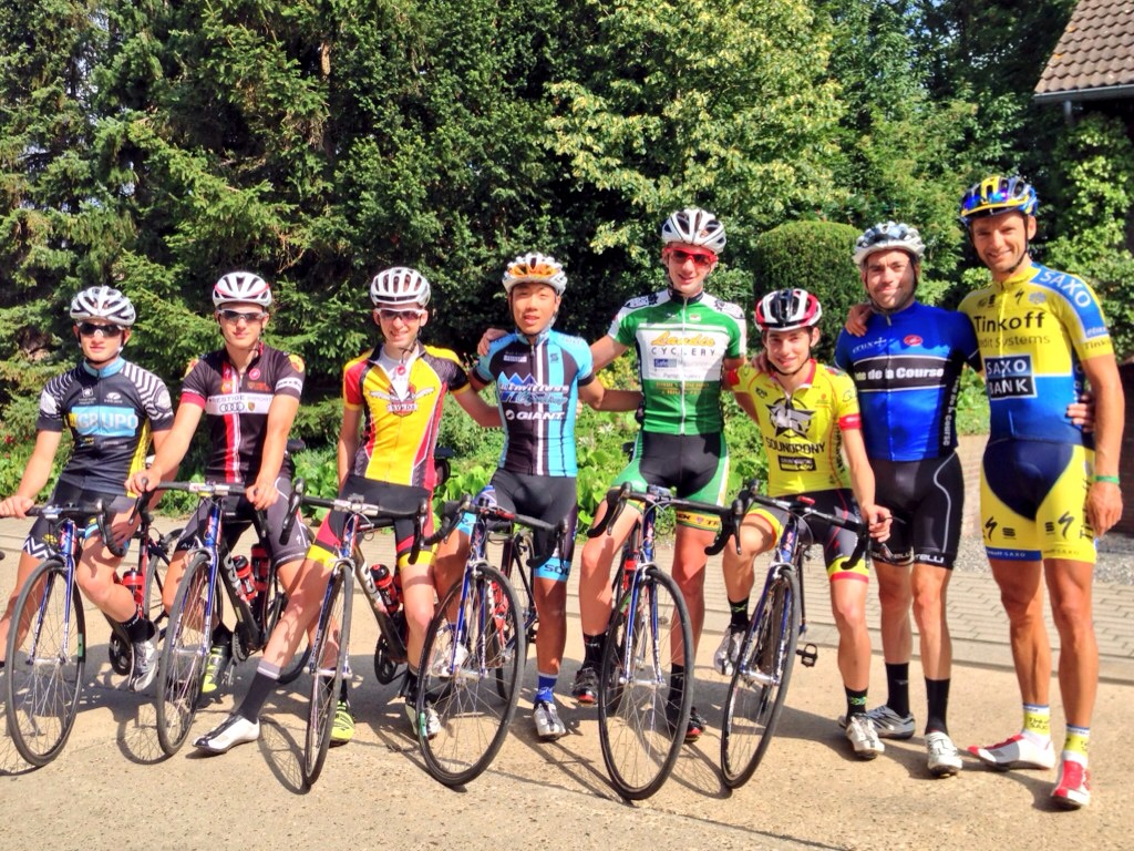Justin, Maxl, Matteo, Justin, Brandon, Ben, Me and Karsten Kroon