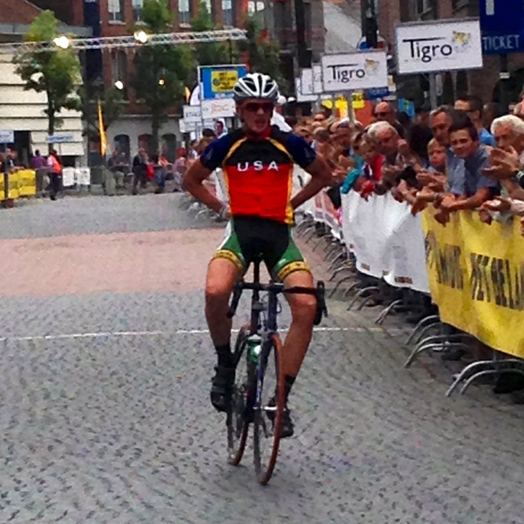 Brandon taking no prisoners in Lommel.
