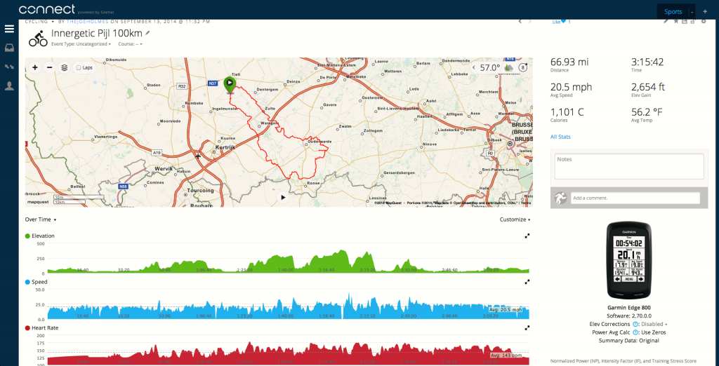 Garmin Connect of Innergetic Pijl. http://connect.garmin.com/modern/activity/590121135