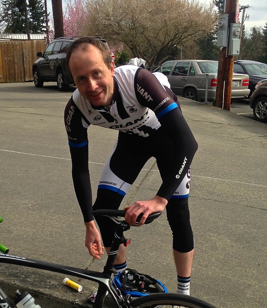 As a World Tour rider Tom spent a lot of time riding his bike. Now that he is retired and is pursuing a new career in nursing his riding time has diminished. This is the second clinic that Tom has helped with in 2015 and...this is Tom's second bike ride of 2015. I am psyched to have Tom on board and looking forward to what the future holds. -photo courtesy Ward Zauner